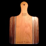 Laser Engraved Wedding Cheese Board